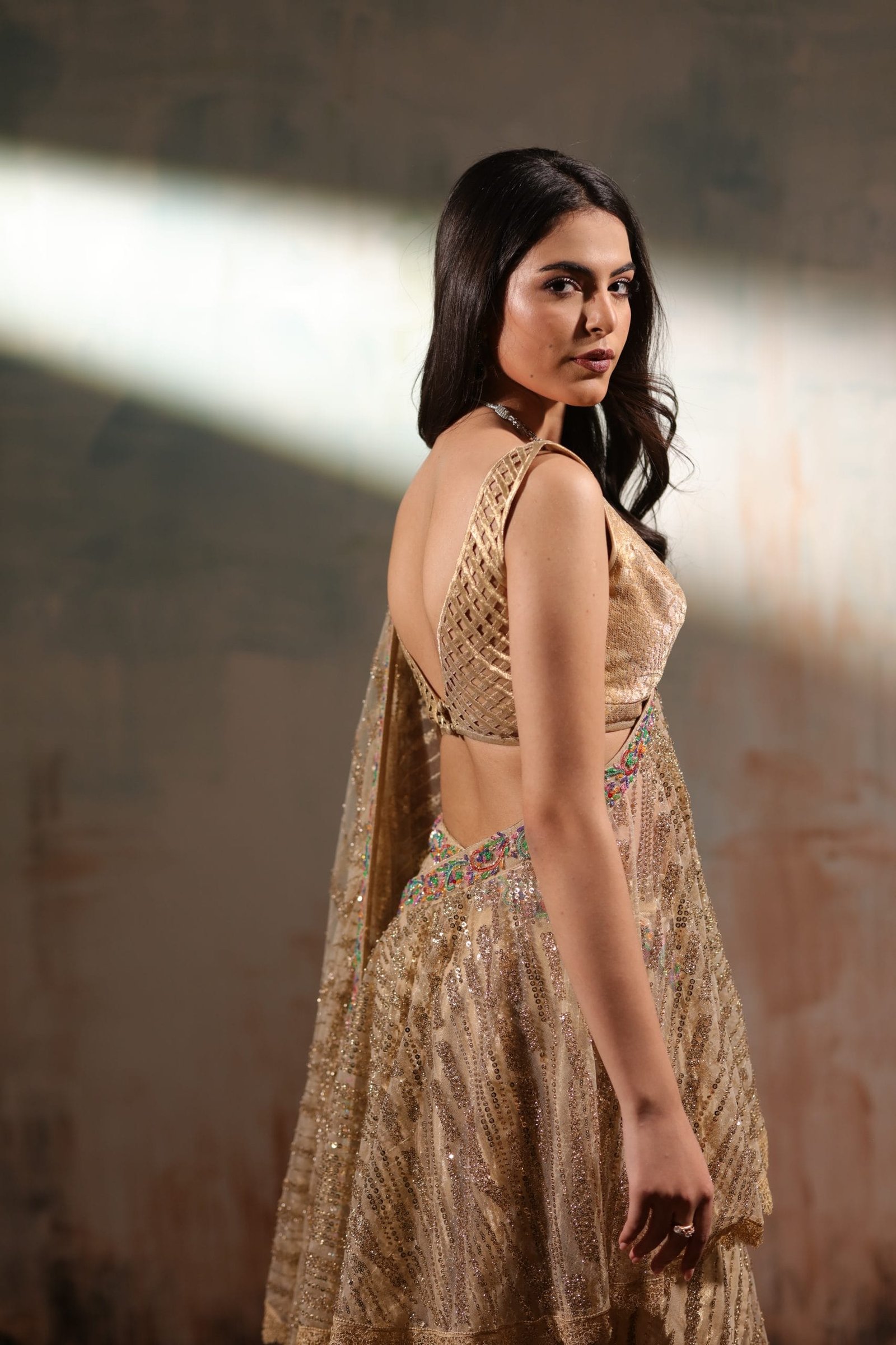 Draped Concept Saree - Image 2
