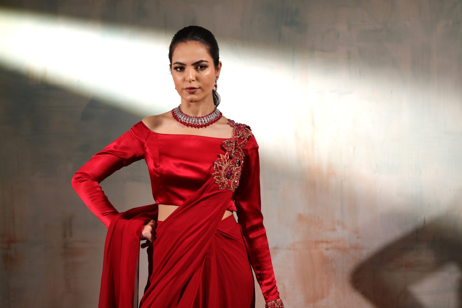 Floral Motif Concept Saree