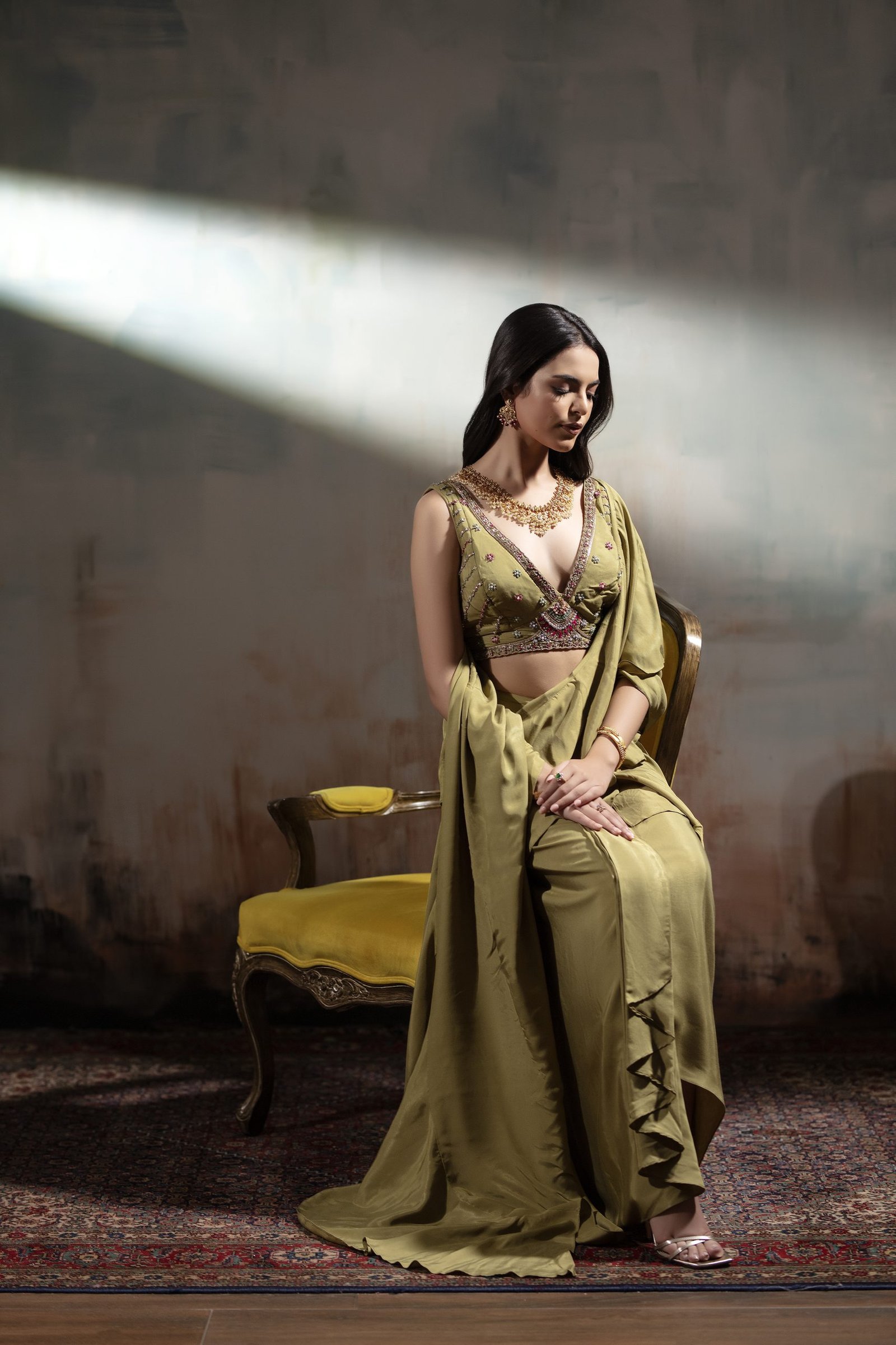 Blouse Drape Skirt - Image 9